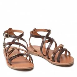 Femme Sandales LES TROPEZIENNES - Bukel C42270 Chocolat/Multi Marron -Reebok Classic Soldes 0000300489840 08 is