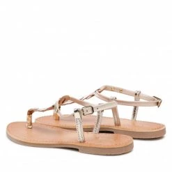 Femme Sandales LES TROPEZIENNES - Hodin C42291 Nude/Gold Beige -Reebok Classic Soldes 0000300489925 02 rz