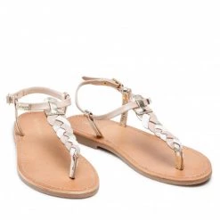 Femme Sandales LES TROPEZIENNES - Hodin C42291 Nude/Gold Beige -Reebok Classic Soldes 0000300489925 05 rz