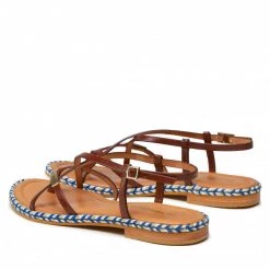 Femme Sandales LES TROPEZIENNES - Honatre C42310 Tan Marron -Reebok Classic Soldes 0000300490013 05 kt