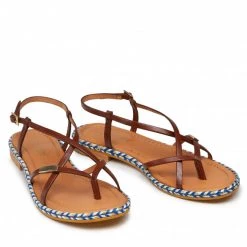 Femme Sandales LES TROPEZIENNES - Honatre C42310 Tan Marron -Reebok Classic Soldes 0000300490013 06 kt