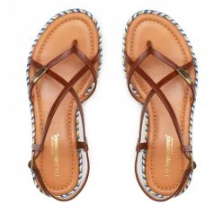 Femme Sandales LES TROPEZIENNES - Honatre C42310 Tan Marron -Reebok Classic Soldes 0000300490013 07 kt