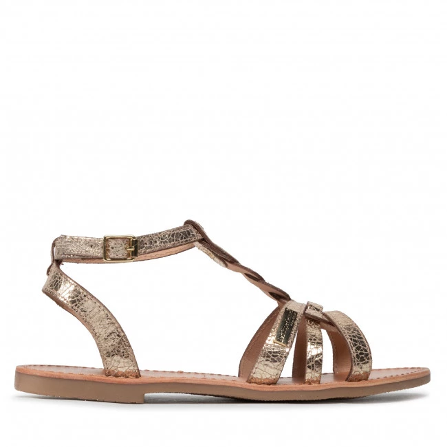 Femme Sandales LES TROPEZIENNES - Hamsuni 43016 Gold Or 2 Femme Sandales LES TROPEZIENNES - Hamsuni 43016 Gold Or – Image 2