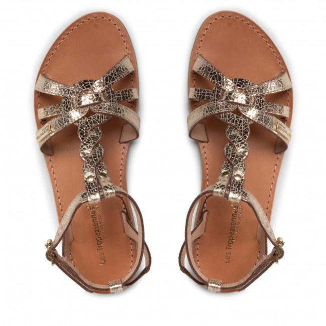 Femme Sandales LES TROPEZIENNES - Hamsuni 43016 Gold Or 6 Femme Sandales LES TROPEZIENNES - Hamsuni 43016 Gold Or – Image 6