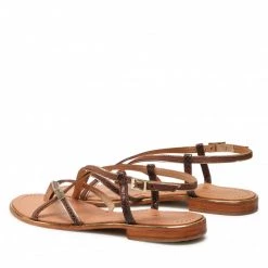 Femme Sandales LES TROPEZIENNES - Monagold 27201 Cafe Marron -Reebok Classic Soldes 0000300490426 02 rz