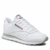 Unisexe Chaussures Reebok - Cl Lthr 2214 White/Light Grey Blanc