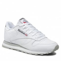 Unisexe Chaussures Reebok - Cl Lthr 2214 White/Light Grey Blanc