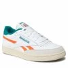 Chaussures De Sport Chaussures Reebok - Club C Revenge GX0385 Ftwwht/Pumorg/Seapte Blanc