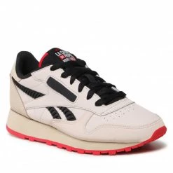 Unisexe Chaussures Reebok - La Casa De Papel Classic Leather GX9443 Moowht/Pebble/Vecred Beige