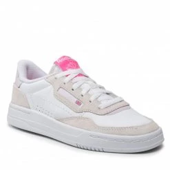 Chaussures De Sport Chaussures Reebok - Court Peak GW7563 Ftwwht/Chalk/Atopnk Blanc