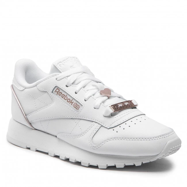 Chaussures De Sport Chaussures Reebok - Classic Leather GZ1660 Ftwwht/Quamet/Ftwwht Blanc 1 Chaussures De Sport Chaussures Reebok - Classic Leather GZ1660 Ftwwht/Quamet/Ftwwht Blanc