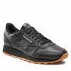 Chaussures De Sport Chaussures Reebok - Classic Leather GY0954 Cblack/Pugry5/Rbkg03 Noir