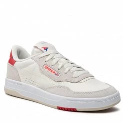 Chaussures De Sport Chaussures Reebok - Court Peak GX9434 Alabaster / Vector Red / Vector Blue Blanc