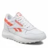 Chaussures De Sport Chaussures Reebok - Classic Leather SP GW3795 Cloud White / Cloud White / Semi Orange Flare Blanc