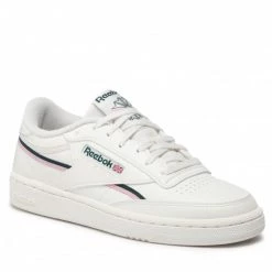Chaussures De Sport Chaussures Reebok - Club C 85 Vegan GY9732 Chalk/Pnkglw/Forgrn Blanc