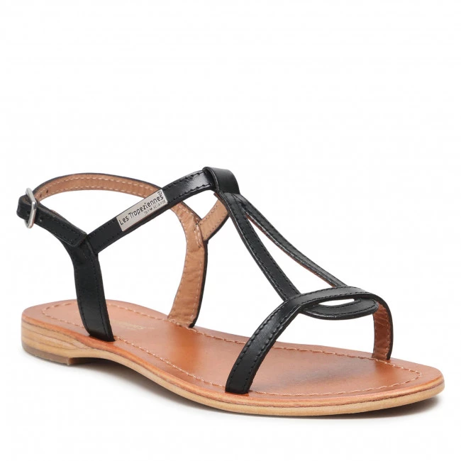 Femme Sandales LES TROPEZIENNES - Hamess 19010 Black Noir 1 Femme Sandales LES TROPEZIENNES - Hamess 19010 Black Noir
