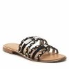 Femme Mules / Sandales De Bain LES TROPEZIENNES - Haria 42164 Black/Gold Noir