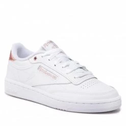 Chaussures De Sport Chaussures Reebok - Club C 85 GW7162 Ftwwht/Ftwwht/Rosgol Blanc