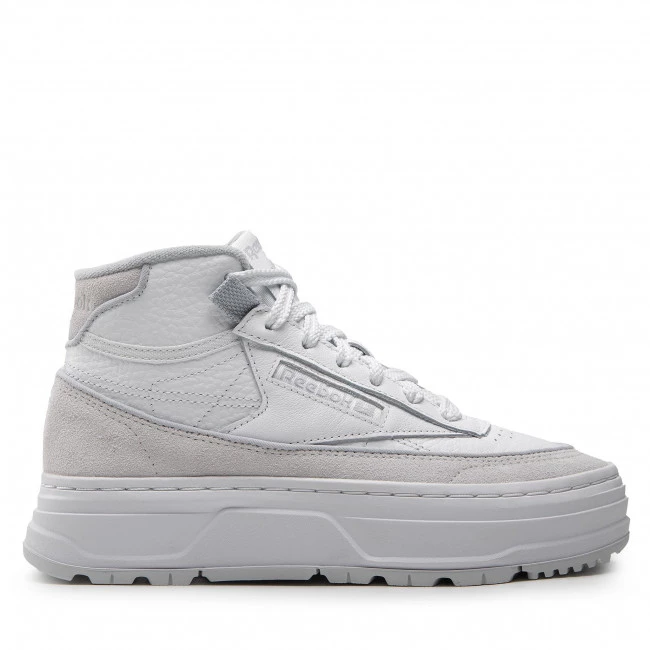 Chaussures De Sport Chaussures Reebok - Club C Geo Mid GY8782 Ftwwht/Clgry1/Cdgry2 Blanc 2 Chaussures De Sport Chaussures Reebok - Club C Geo Mid GY8782 Ftwwht/Clgry1/Cdgry2 Blanc – Image 2