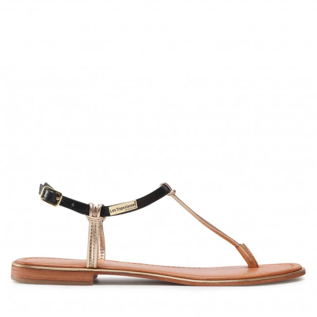 Femme Sandales LES TROPEZIENNES - Hocleo 42282 Black/Gold Noir, Or 2 Femme Sandales LES TROPEZIENNES - Hocleo 42282 Black/Gold Noir, Or – Image 2