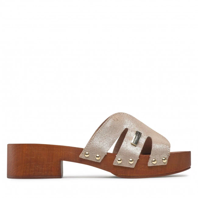 Femme Mules / Sandales De Bain LES TROPEZIENNES - Tam 42407 Gold Or 2 Femme Mules / Sandales De Bain LES TROPEZIENNES - Tam 42407 Gold Or – Image 2