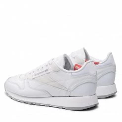 Chaussures De Sport Chaussures Reebok - Classic Leather GX6196 Ftwwht/Pugry4/Rhodon Blanc -Reebok Classic Soldes 03 0000209518344 fp