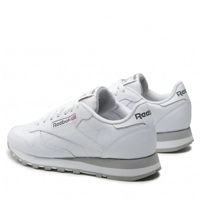 Homme Chaussures Reebok - Classic Leather GY3558 Ftwwht/Pugry3/Purgry Blanc 3 Homme Chaussures Reebok - Classic Leather GY3558 Ftwwht/Pugry3/Purgry Blanc – Image 3