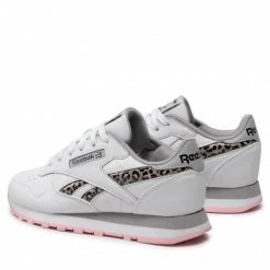 Chaussures De Sport Chaussures Reebok - Classic Leather GV8624 Ftwwht/Purgy3/Black Blanc -Reebok Classic Soldes 03 0000300000724 ks