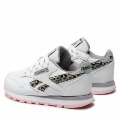 Chaussures De Sport Chaussures Reebok - Classic Leather GV8627 Ftwwht/Pugry3/Cblack Blanc -Reebok Classic Soldes 03 0000300000854 ks