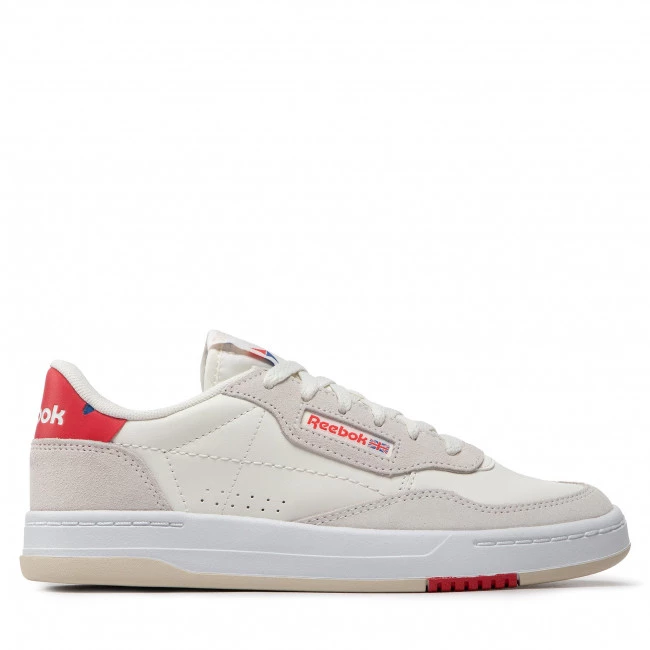 Chaussures De Sport Chaussures Reebok - Court Peak GX9434 Alabaster / Vector Red / Vector Blue Blanc 2 Chaussures De Sport Chaussures Reebok - Court Peak GX9434 Alabaster / Vector Red / Vector Blue Blanc – Image 2