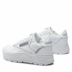 Chaussures De Sport Chaussures Reebok - Club C Double Geo GZ2158 Ftwwht/Seagry/Silvmt Blanc -Reebok Classic Soldes 03 0000300005316 ks
