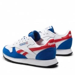 Unisexe Chaussures Reebok - Classic Leather HQ6305 Vecblu/Ftwwht/Vecred Blanc -Reebok Classic Soldes 03 0000300116869 pl