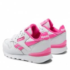 Chaussures De Sport Chaussures Reebok - Classic Leather Step N Fl GV8643 Ftwwht/Ftwwht/Atopnk Blanc -Reebok Classic Soldes 03 0000300116883 ki