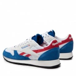Chaussures De Sport Chaussures Reebok - Classic Leather GX2257 Vecblu/Ftwwht/Vecred Blanc, Bleu -Reebok Classic Soldes 03 0000300117507 mk