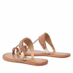 Femme Tongs LES TROPEZIENNES - Elise 42939 Fuchsia/Or Or -Reebok Classic Soldes 03 0000300490297 rz