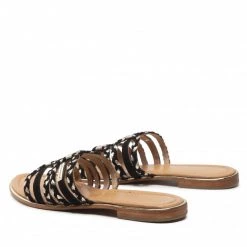 Femme Mules / Sandales De Bain LES TROPEZIENNES - Haria 42164 Black/Gold Noir -Reebok Classic Soldes 03 0000300490389 pa