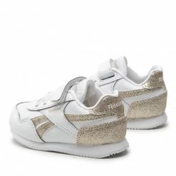 Chaussures De Sport Chaussures Reebok - Royal Cl Jog 3.0 1 GW3731 Ftwwht/Ftwwht/Goldmt Blanc -Reebok Classic Soldes 03 0000209994315 mg