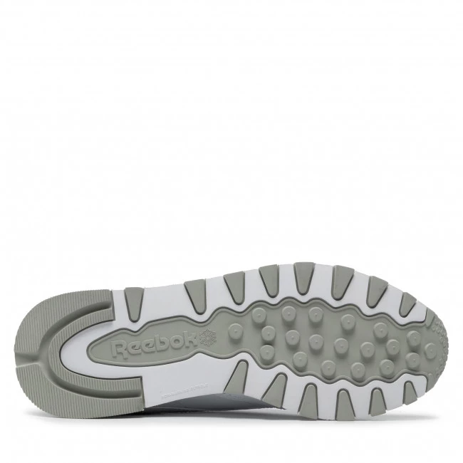 Unisexe Chaussures Reebok - Cl Lthr 2214 White/Light Grey Blanc 4 Unisexe Chaussures Reebok - Cl Lthr 2214 White/Light Grey Blanc – Image 4