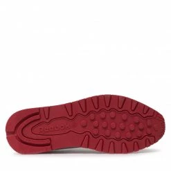 Homme Chaussures Reebok - Classic Leather GW3329 Ftwwht/Flasrd/Ftwwht Blanc -Reebok Classic Soldes 04 0000209518177 mg