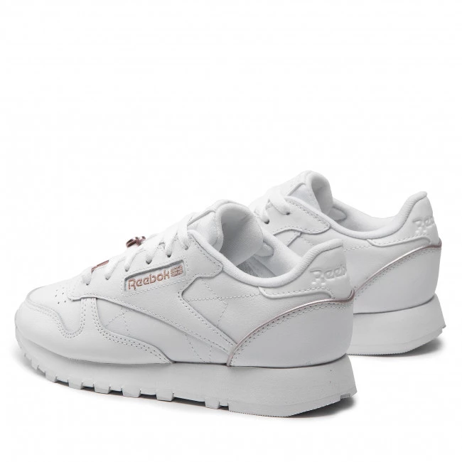 Chaussures De Sport Chaussures Reebok - Classic Leather GZ1660 Ftwwht/Quamet/Ftwwht Blanc 3 Chaussures De Sport Chaussures Reebok - Classic Leather GZ1660 Ftwwht/Quamet/Ftwwht Blanc – Image 3