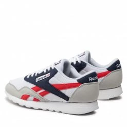 Chaussures De Sport Chaussures Reebok - Cl Nylon GW8357 White/Vecnav/Prired Blanc -Reebok Classic Soldes 04 0000300004180 fp