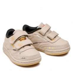 Chaussures De Sport Chaussures Reebok - Club C 85 2V GW4319 Pebble/Cblack/Brgoch Beige -Reebok Classic Soldes 05 0000209249439 rz