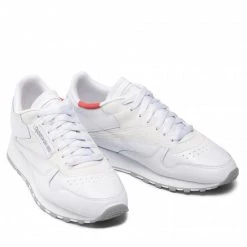 Chaussures De Sport Chaussures Reebok - Classic Leather GX6196 Ftwwht/Pugry4/Rhodon Blanc -Reebok Classic Soldes 05 0000209518344 fp