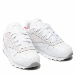 Chaussures De Sport Chaussures Reebok - Cl Lthr GW6172 Ftwwht/Mgsogr/Rhodon Blanc -Reebok Classic Soldes 05 0000209520750 is
