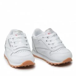 Chaussures De Sport Chaussures Reebok - Classic Leather AR1144 White/Gum/Int Blanc -Reebok Classic Soldes 05 0000209520781 mg