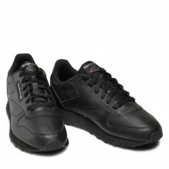 Chaussures De Sport Chaussures Reebok - Cl Lthr GZ6094 Cblack/Cblack/Cblack Noir -Reebok Classic Soldes 05 0000209521238 rz