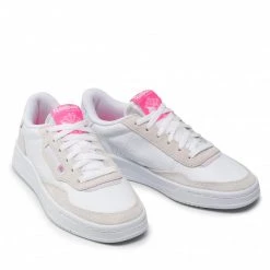 Chaussures De Sport Chaussures Reebok - Court Peak GW7563 Ftwwht/Chalk/Atopnk Blanc -Reebok Classic Soldes 05 0000209585391 mg