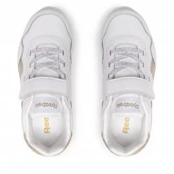 Chaussures De Sport Chaussures Reebok - Royal Cl Jog 3.0 1 GW3725 Ftwwht/Ftwwht/Goldmt Blanc -Reebok Classic Soldes 05 0000209991895 pl