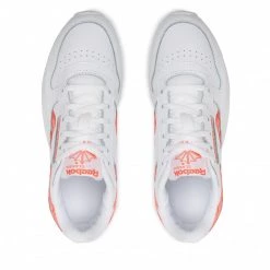 Chaussures De Sport Chaussures Reebok - Classic Leather SP GW3795 Cloud White / Cloud White / Semi Orange Flare Blanc -Reebok Classic Soldes 05 0000300004432 ki