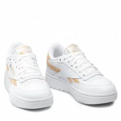 Chaussures De Sport Chaussures Reebok - Club C Double Revenge GY1382 Ftwwht/Ftwwht/Sahara Blanc -Reebok Classic Soldes 05 0000300005095 bs